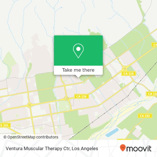 Ventura Muscular Therapy Ctr map