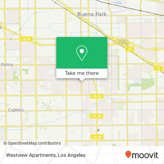 Westview Apartments map