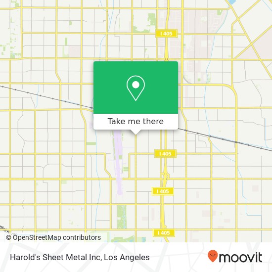 Mapa de Harold's Sheet Metal Inc