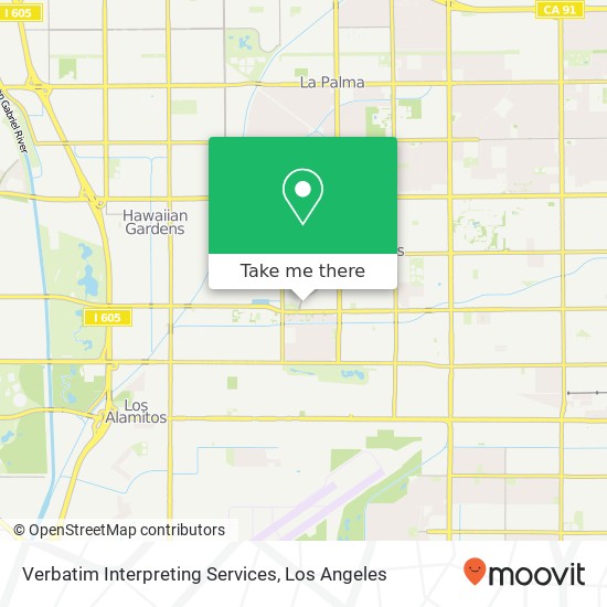 Verbatim Interpreting Services map
