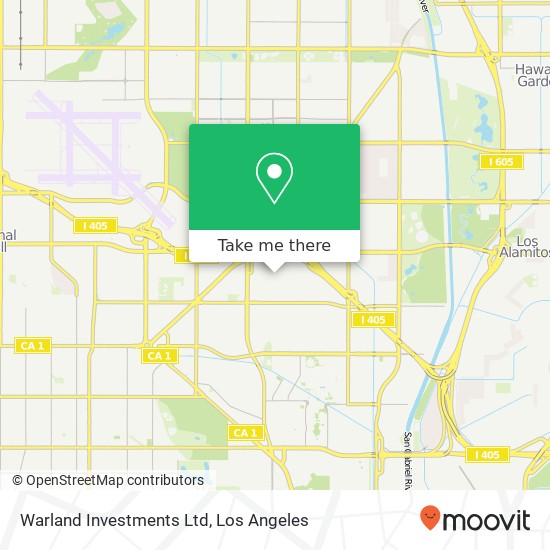 Mapa de Warland Investments Ltd