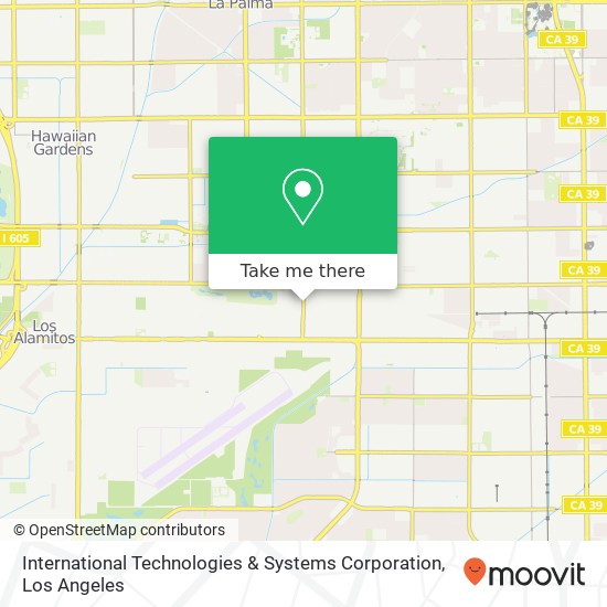 Mapa de International Technologies & Systems Corporation