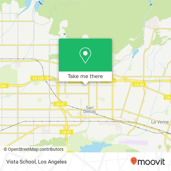 Vista School map