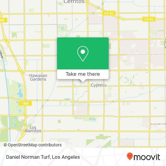 Mapa de Daniel Norman Turf