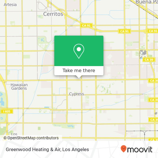Greenwood Heating & Air map