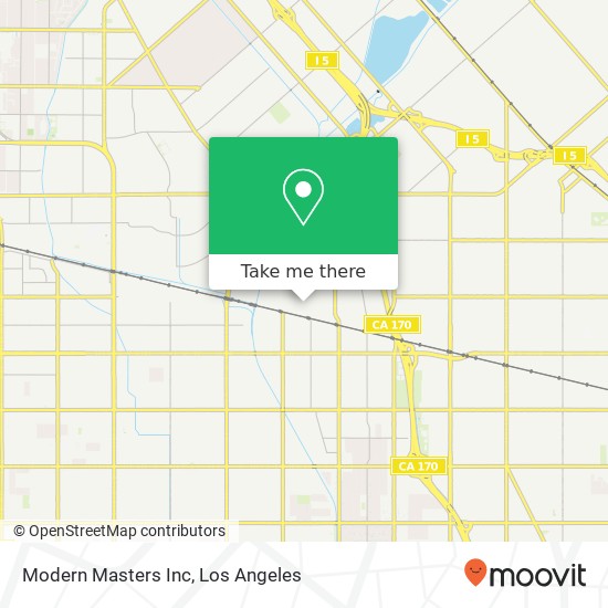 Modern Masters Inc map
