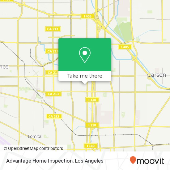 Mapa de Advantage Home Inspection