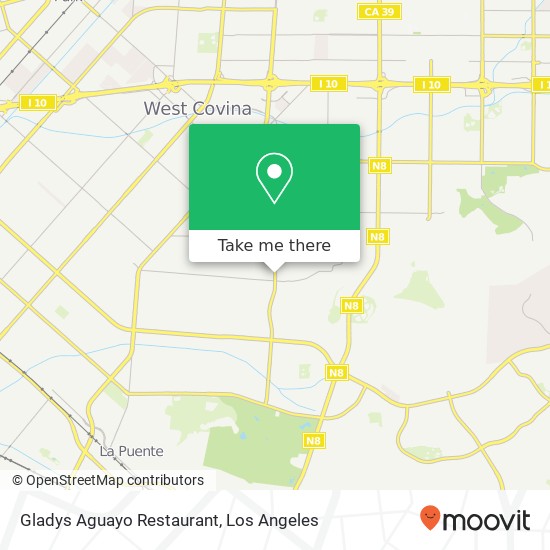 Mapa de Gladys Aguayo Restaurant