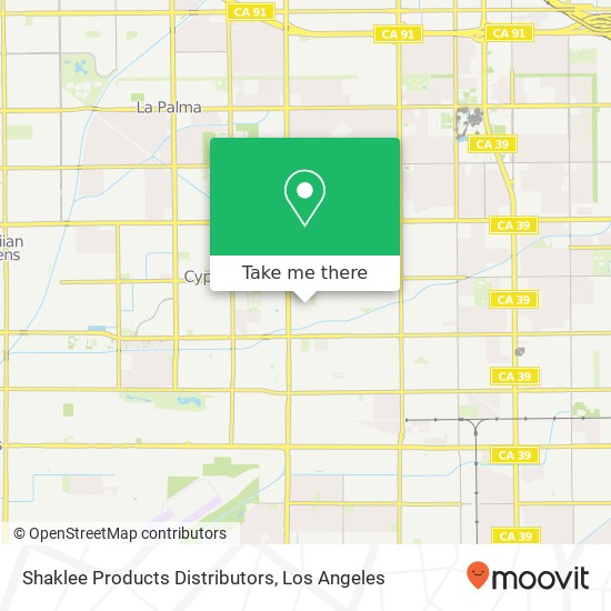 Mapa de Shaklee Products Distributors