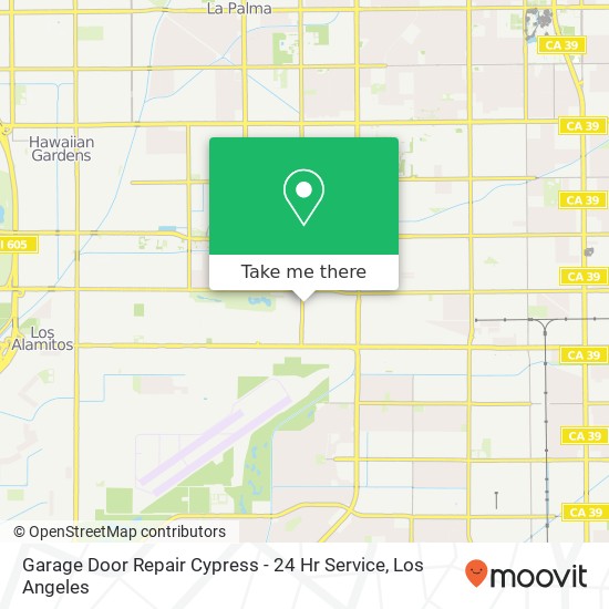 Mapa de Garage Door Repair Cypress - 24 Hr Service