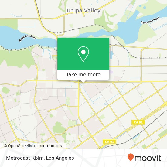 Mapa de Metrocast-Kblm