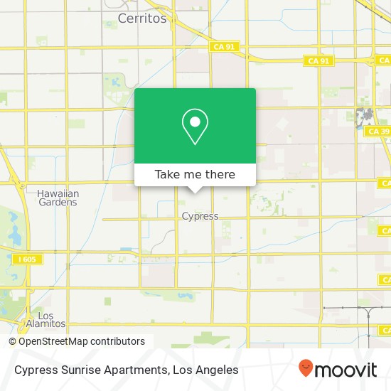 Mapa de Cypress Sunrise Apartments