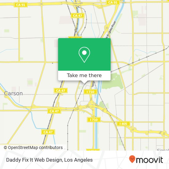 Daddy Fix It Web Design map