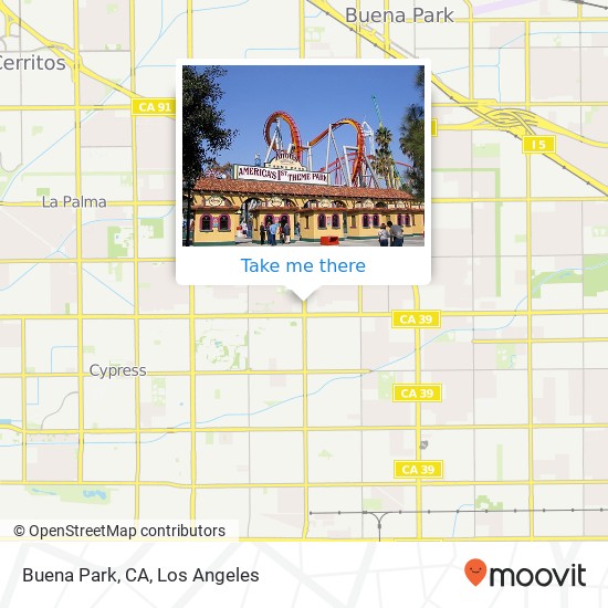 Buena Park, CA map