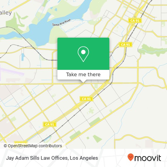 Jay Adam Sills Law Offices map