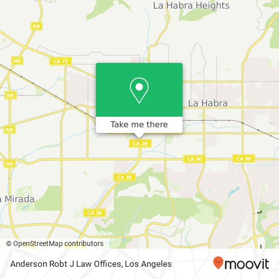 Anderson Robt J Law Offices map