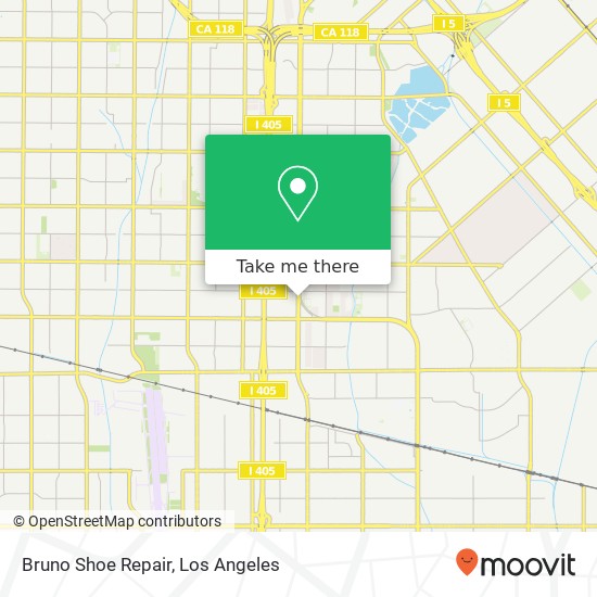 Bruno Shoe Repair map