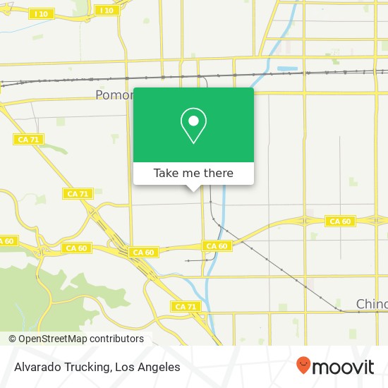 Alvarado Trucking map