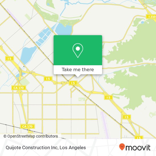 Mapa de Quijote Construction Inc