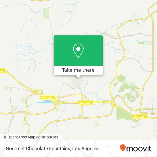Gourmet Chocolate Fountains map
