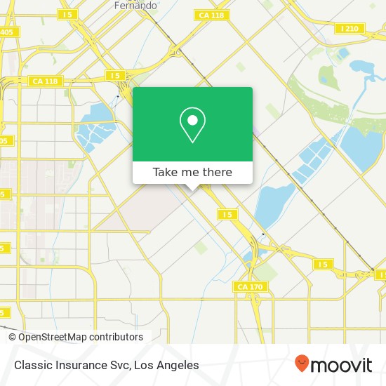 Classic Insurance Svc map