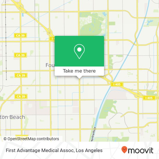 Mapa de First Advantage Medical Assoc