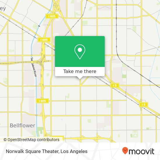 Mapa de Norwalk Square Theater