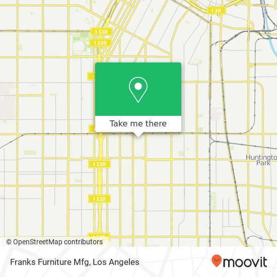 Franks Furniture Mfg map