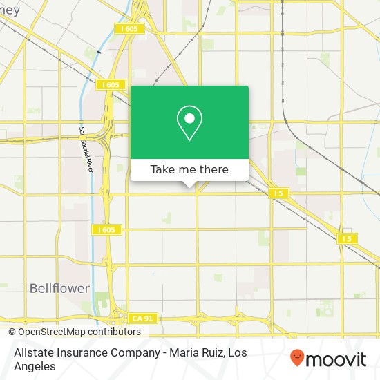 Allstate Insurance Company - Maria Ruiz map