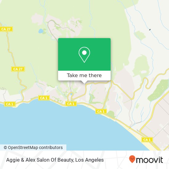 Mapa de Aggie & Alex Salon Of Beauty
