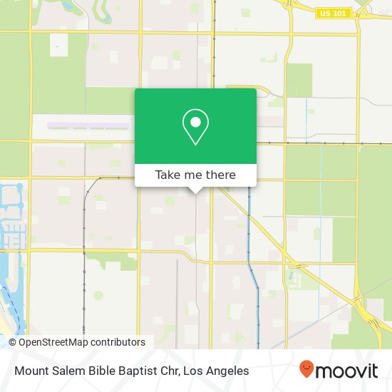 Mount Salem Bible Baptist Chr map