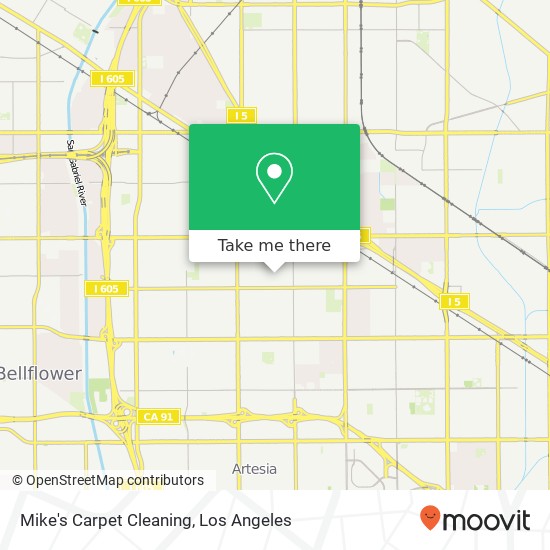 Mike's Carpet Cleaning map