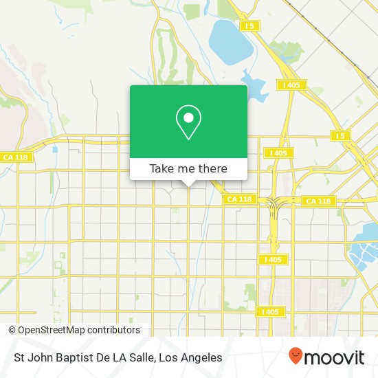 St John Baptist De LA Salle map