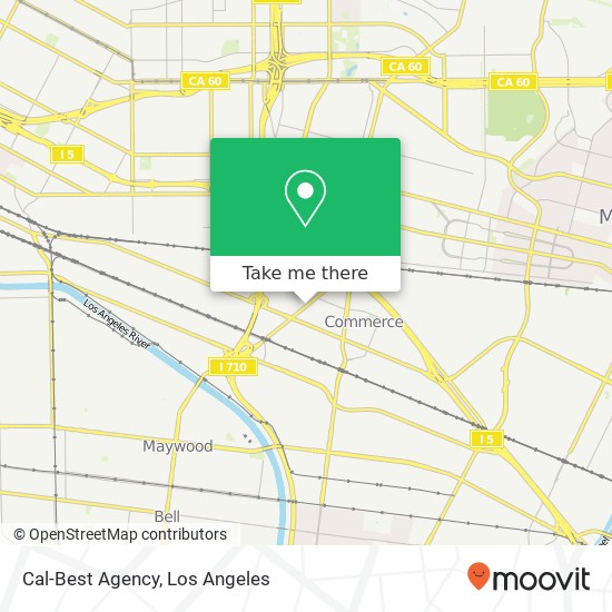 Mapa de Cal-Best Agency