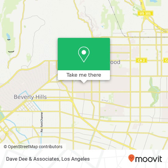 Dave Dee & Associates map