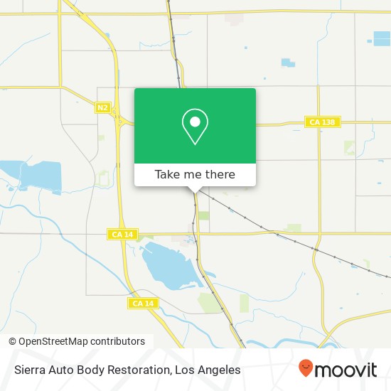 Sierra Auto Body Restoration map