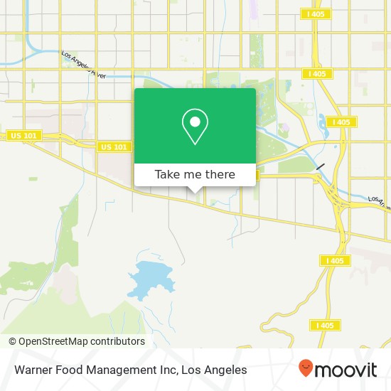 Warner Food Management Inc map