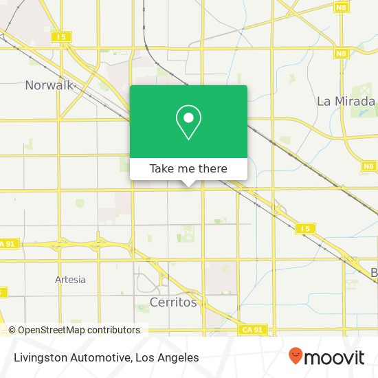 Livingston Automotive map