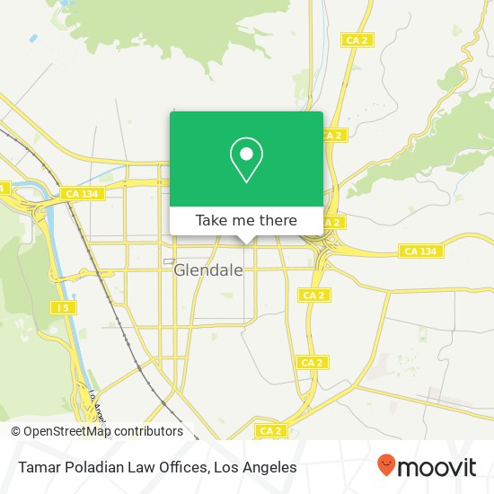 Tamar Poladian Law Offices map