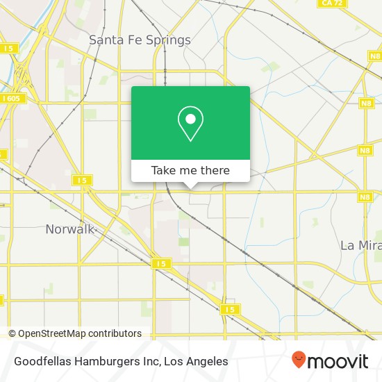 Goodfellas Hamburgers Inc map