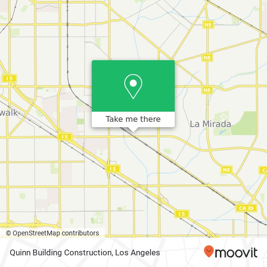 Quinn Building Construction map