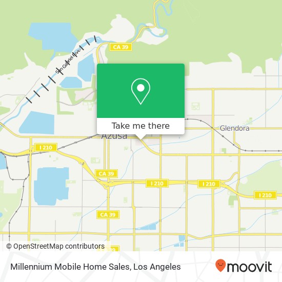 Millennium Mobile Home Sales map