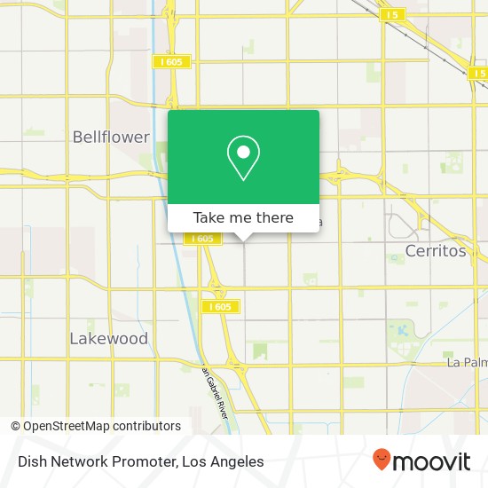 Mapa de Dish Network Promoter