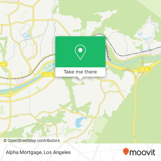 Mapa de Alpha Mortgage