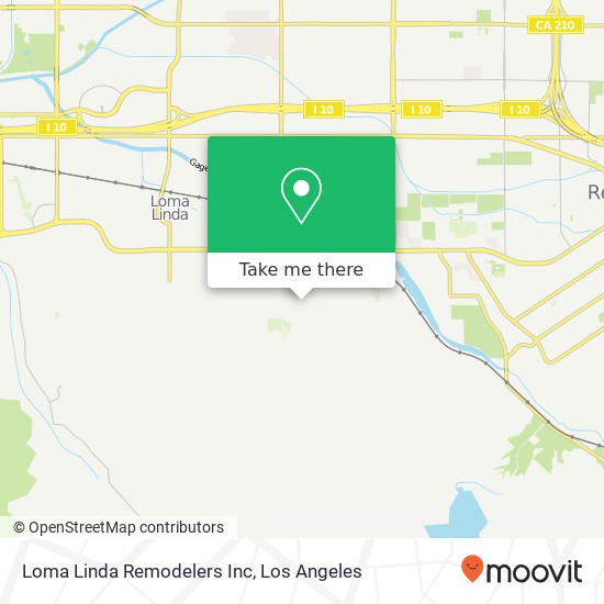 Loma Linda Remodelers Inc map