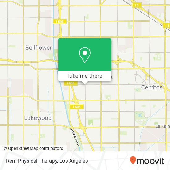Rem Physical Therapy map
