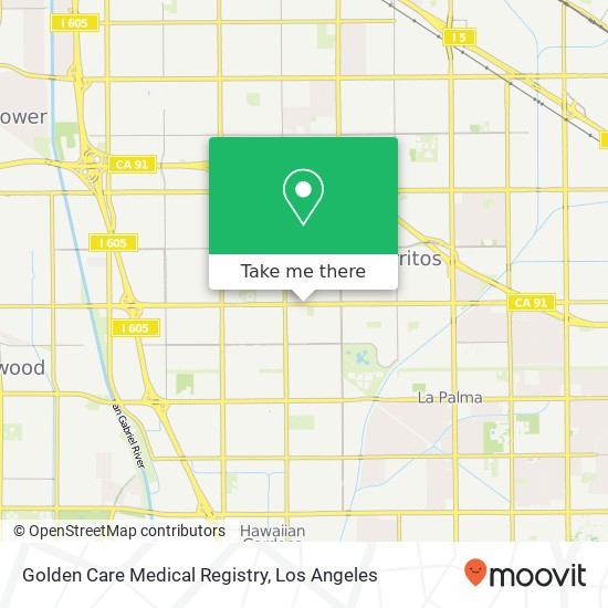 Mapa de Golden Care Medical Registry