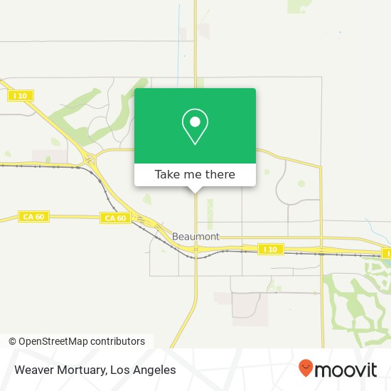 Weaver Mortuary map