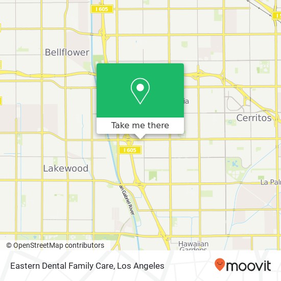 Mapa de Eastern Dental Family Care