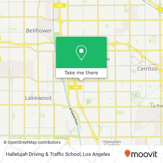 Hallelujah Driving & Traffic School map